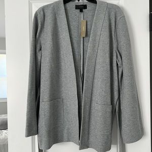 J crew grey blazer